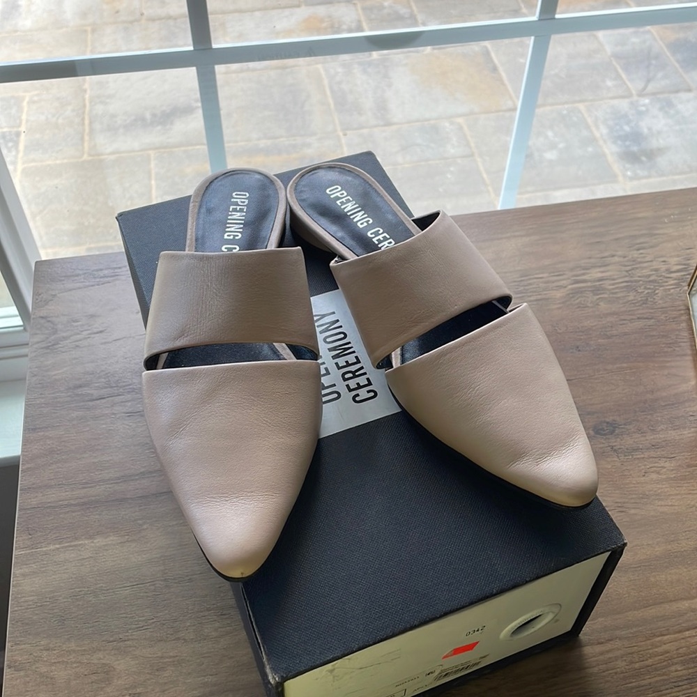 Opening Ceremony Beige Mule in size 36